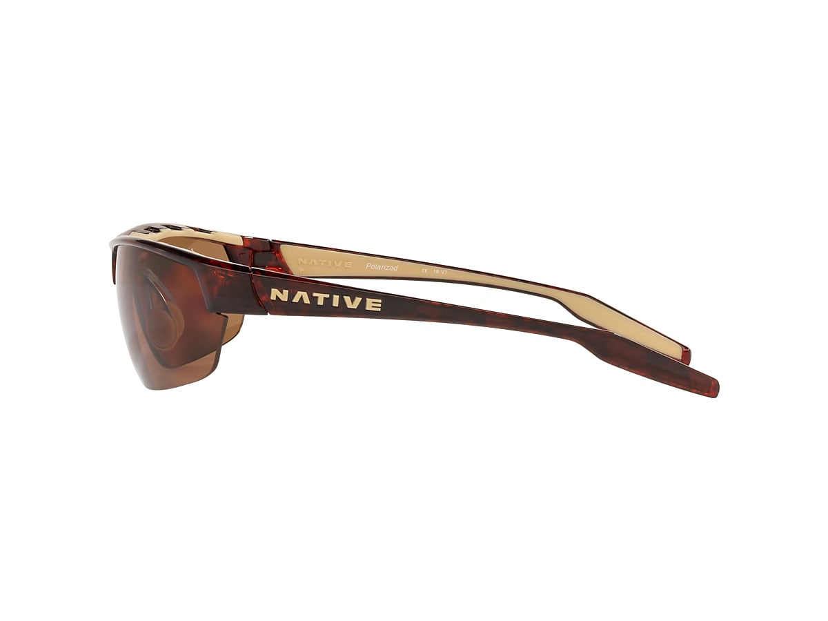 Solar Comfort Women' Polarized Sunglasses Matte Tortoise Frame Brown Lens  861878
