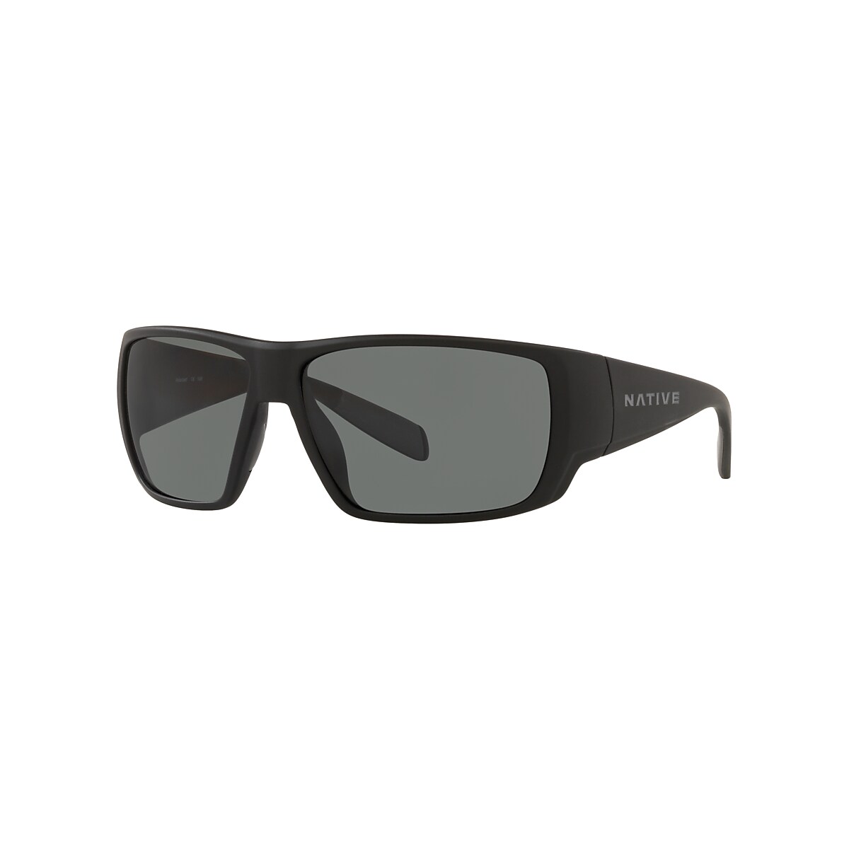Premium Polarized Sunglasses for The Outdoor Enthusiast! Matte Black - Grey Lens / Polarized