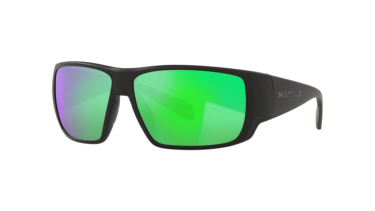 Sightcaster Sunglasses in Green Reflex Native | Eyewear®