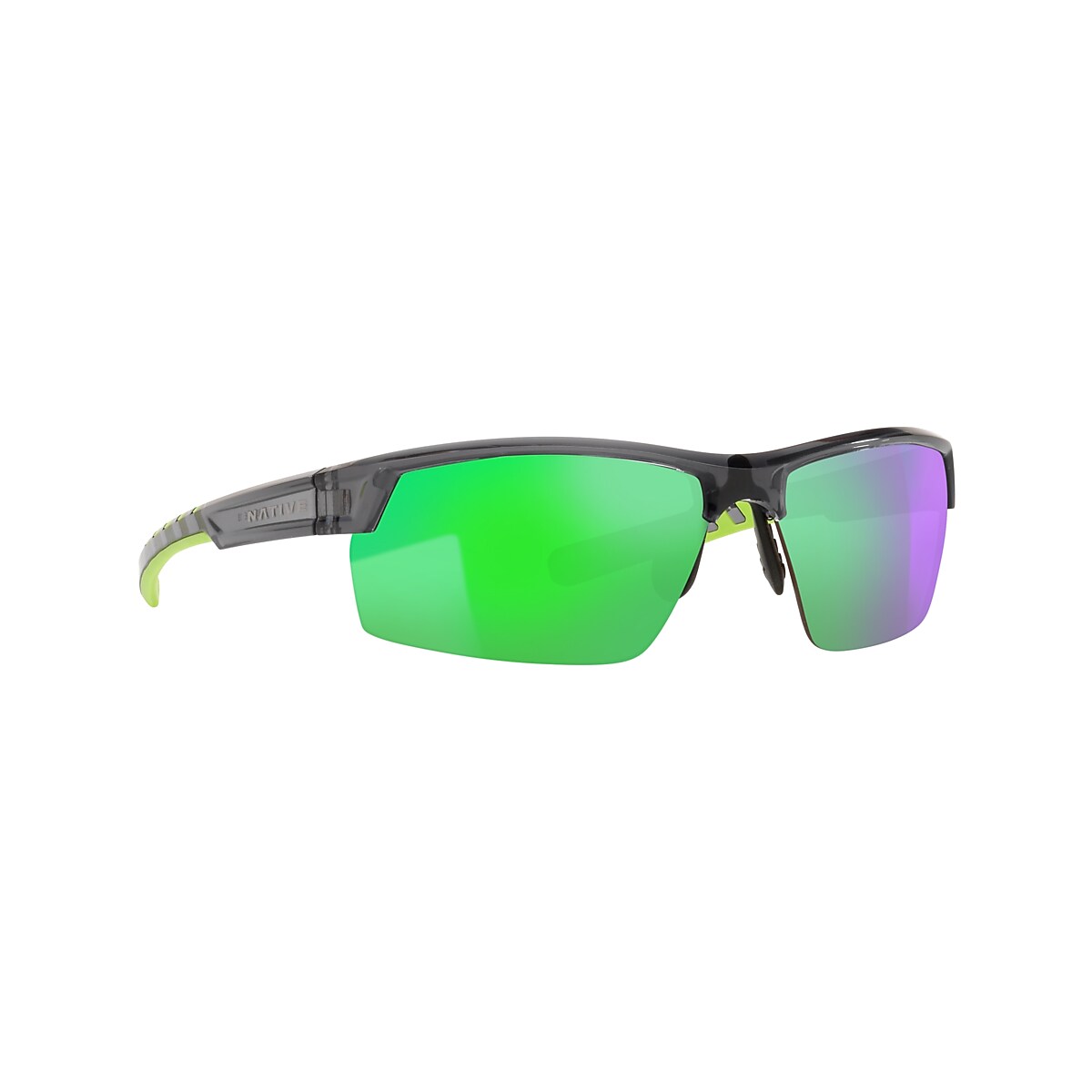 Catamount Sunglasses in Green Reflex | Native Eyewear® 