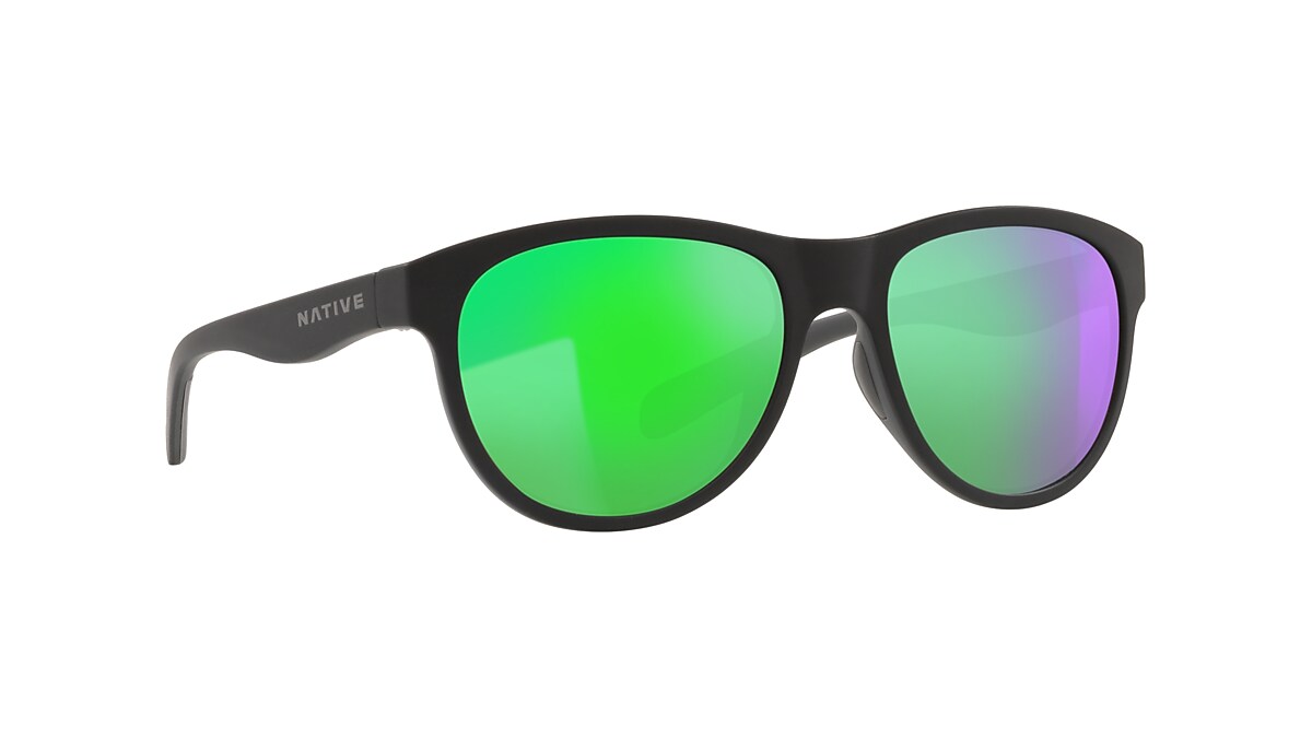 Acadia Sunglasses Green Reflex | Native Eyewear®
