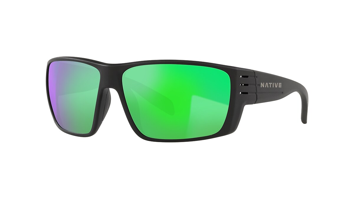 Griz Sunglasses in Green Reflex