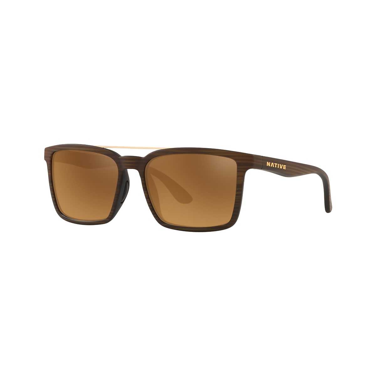 Four Corners Sunglasses in Bronze Reflex | Native Eyewear®