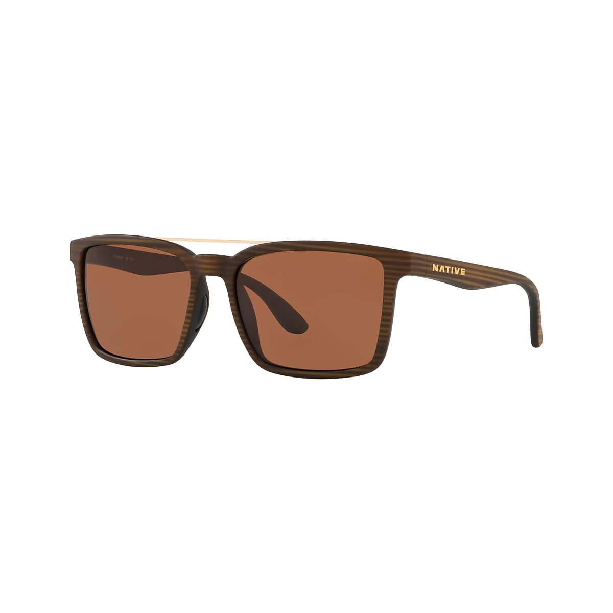 Four Corners Sunglasses in Brown | Native Eyewear®
