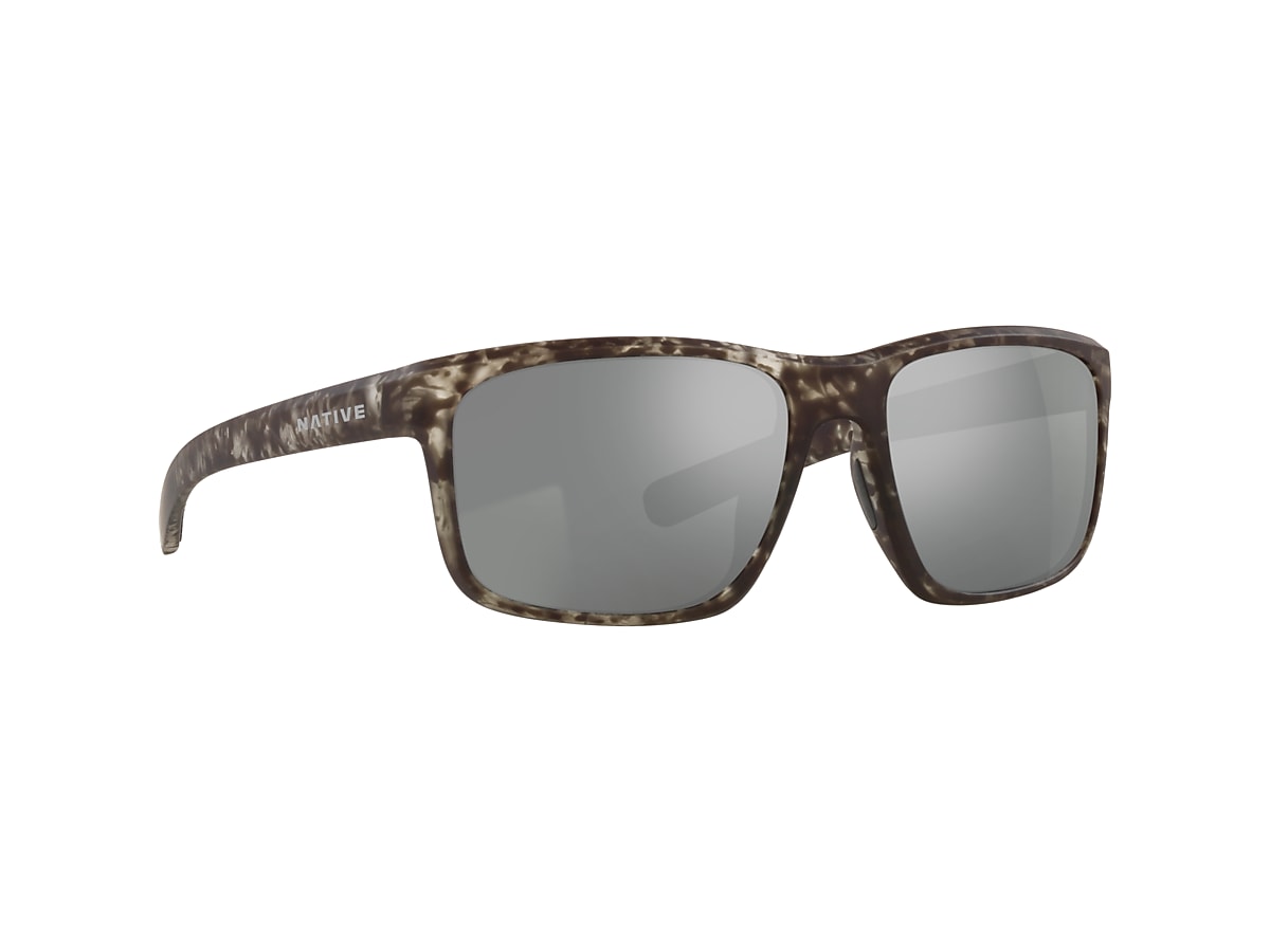 Wells Sunglasses Silver Reflex | Native Eyewear®