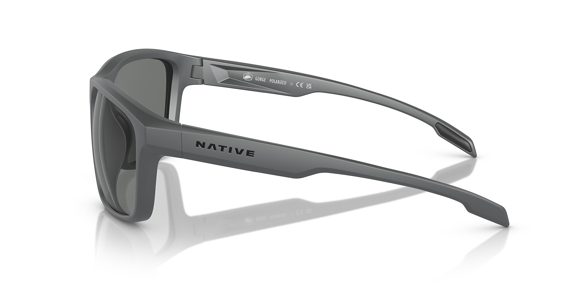 Gorge Sunglasses in Grey Polarized | Native Eyewear®