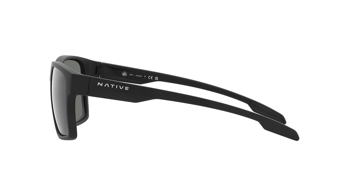 サングラス \u005ereclow^ RC BANBU SUNGLASS BLACK Breck Sunglasses in Grey Polarized | Native Eyewear® US