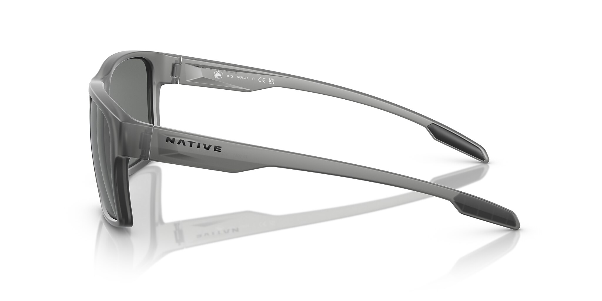 Breck Sunglasses in Grey Polarized | Native Eyewear®