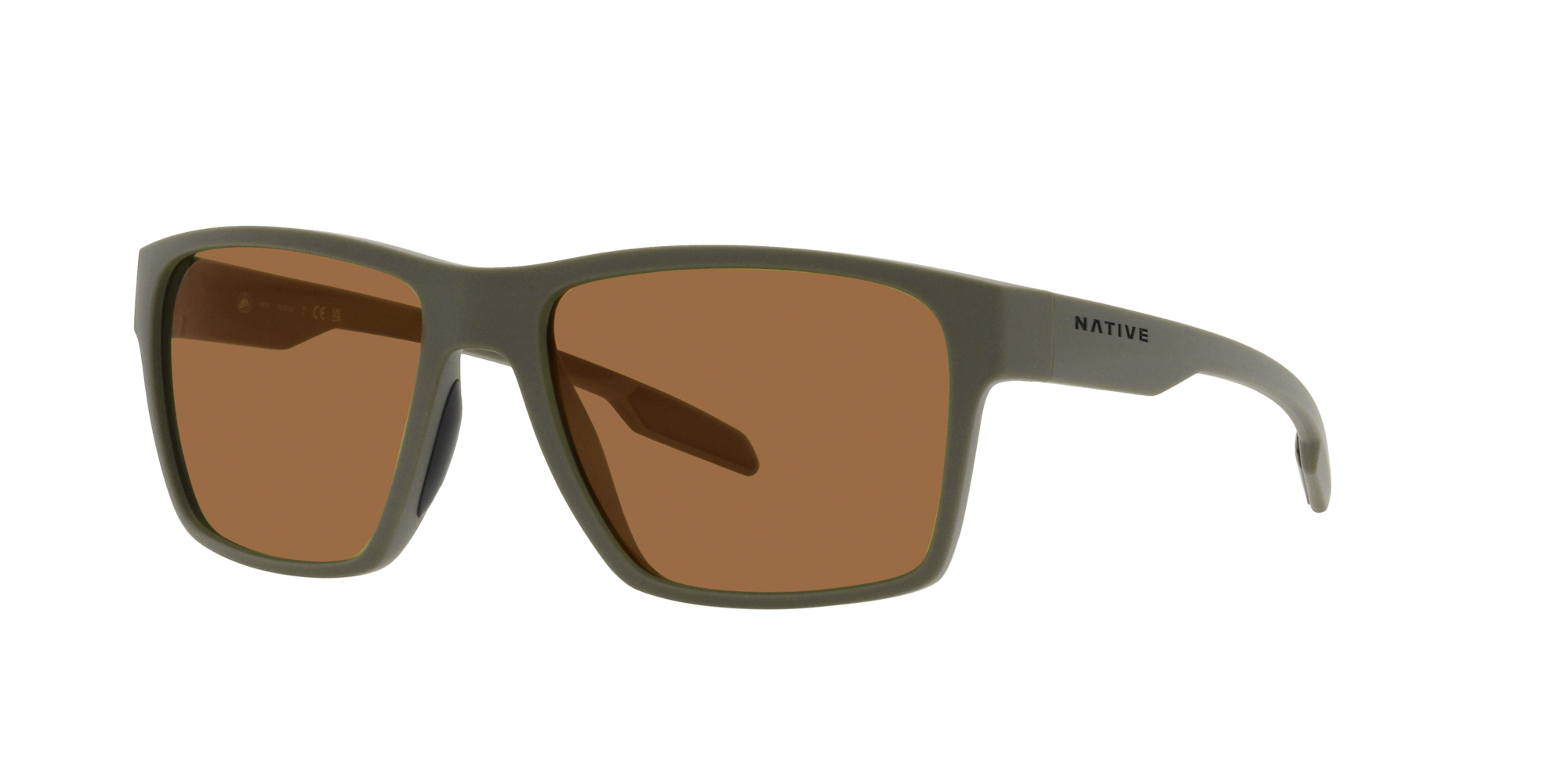 Samba Shades Polarized Modern Classis Vista Wayfarer Vintage Sunglasses  with Demi Brown Frame, Smoke lens