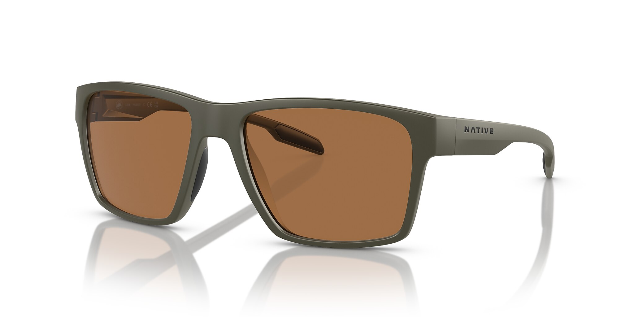 Breck Sunglasses in Brown | Native Eyewear®