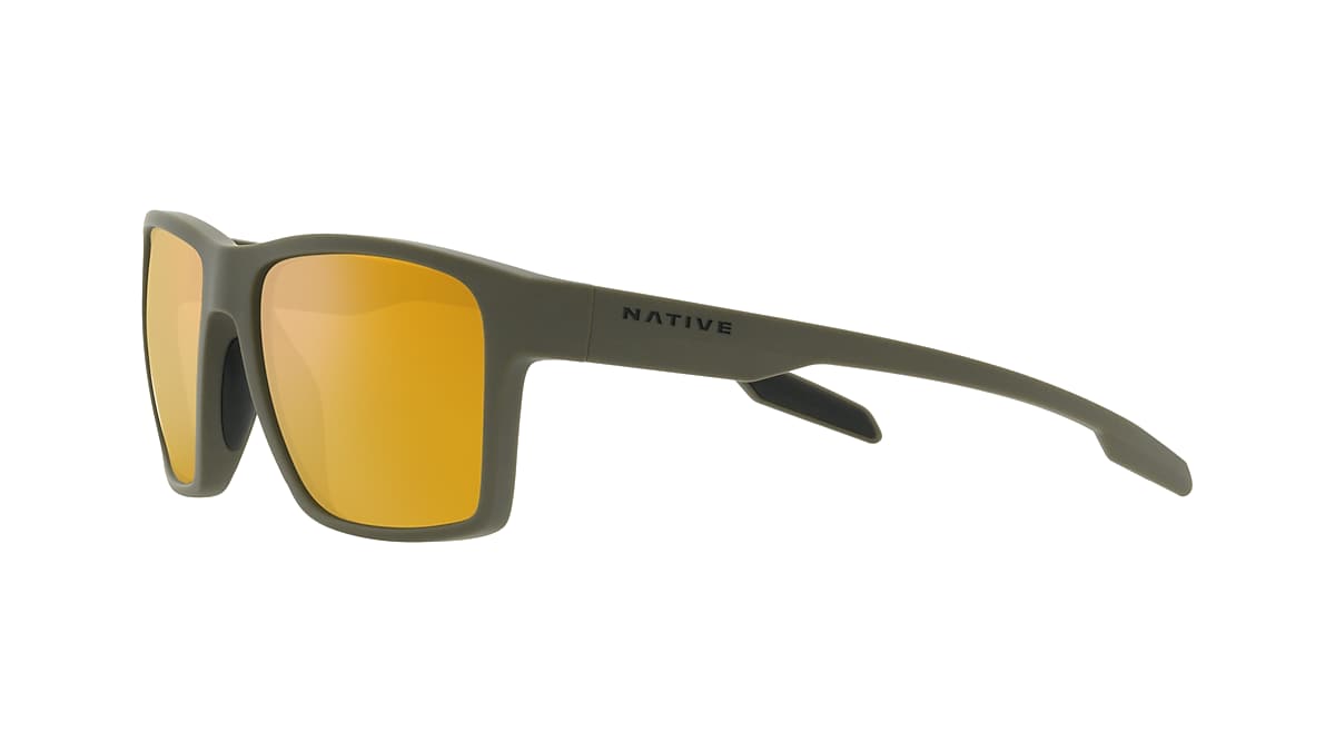 Breck Sunglasses in Bronze Reflex | Native Eyewear®